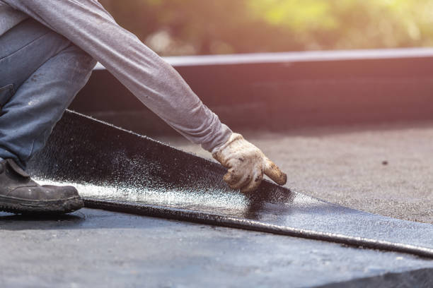Professional Waterproofing technician working in Garrett, WA
